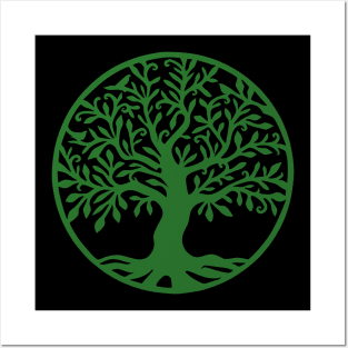 Green Tree of Life Posters and Art